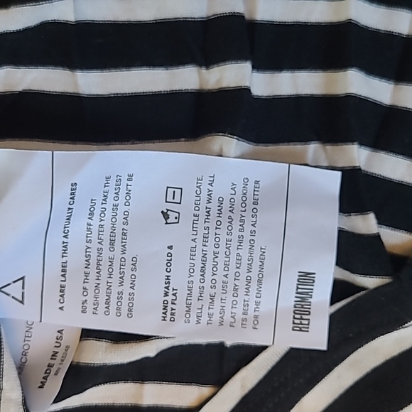 Reformation Striped Tee - Picture 3 of 3